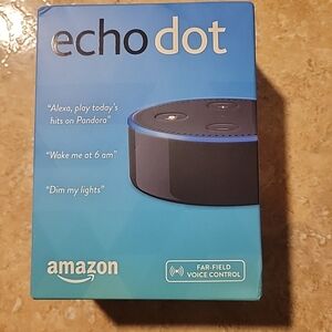 Amazon Echo Dot - Blue and Black